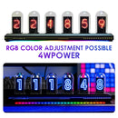 Relógio Tubo Nixie RGB DIY: Crie Seu Brilho Único com Tela IPS Colorida!