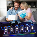 Relógio Tubo Nixie RGB DIY: Crie Seu Brilho Único com Tela IPS Colorida!