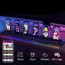 Relógio Tubo Nixie RGB DIY: Crie Seu Brilho Único com Tela IPS Colorida!