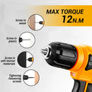 Kit DEKO 4 em 1: Furadeira Sem Fio 8V + Ferramentas