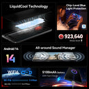 CUBOT MAX 5, 144 Hz, 24 GB de RAM, 256GB de ROM, Câmera de 100MP,NFC, WiFi 6